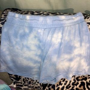 Tie-dye blue shorts!!